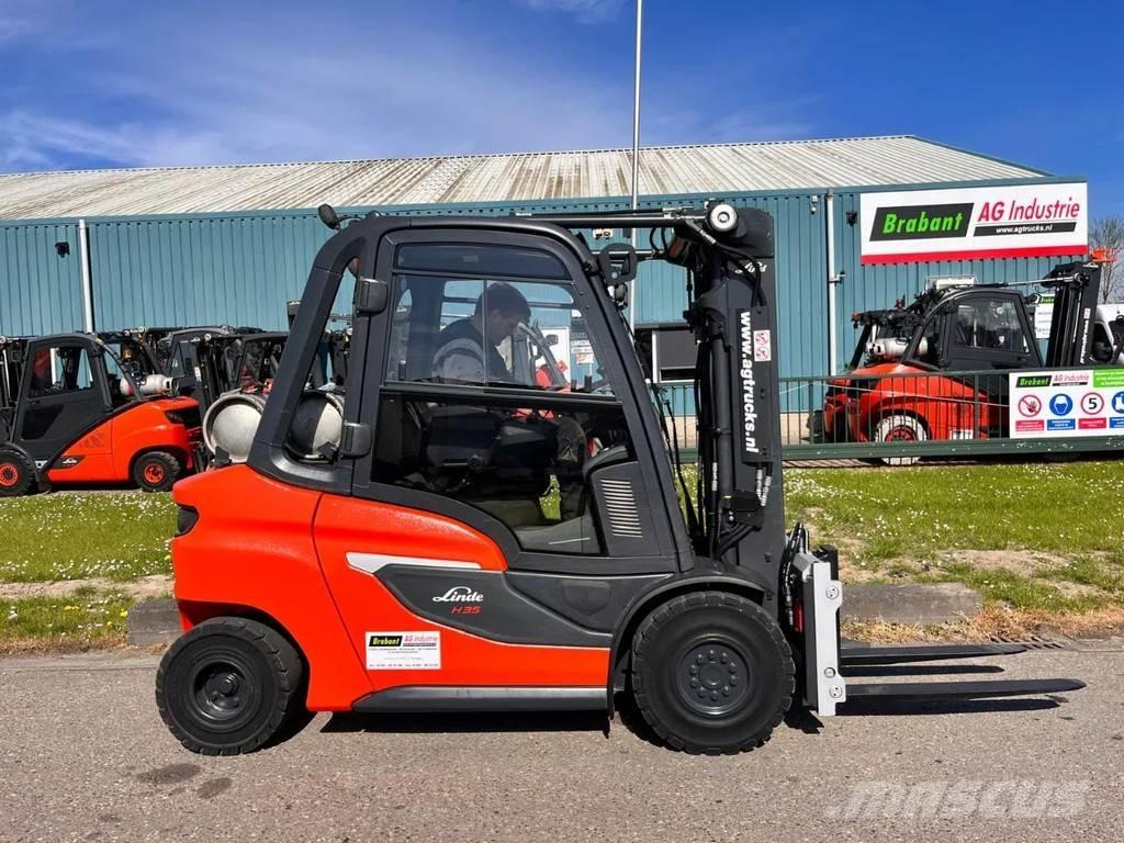 Linde H35T-01 LPG (dujiniai) krautuvai