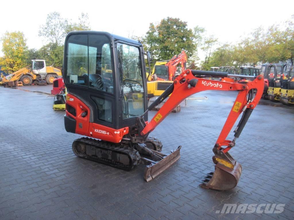 Kubota KX 016-4 Mini ekskavatoriai < 7 t