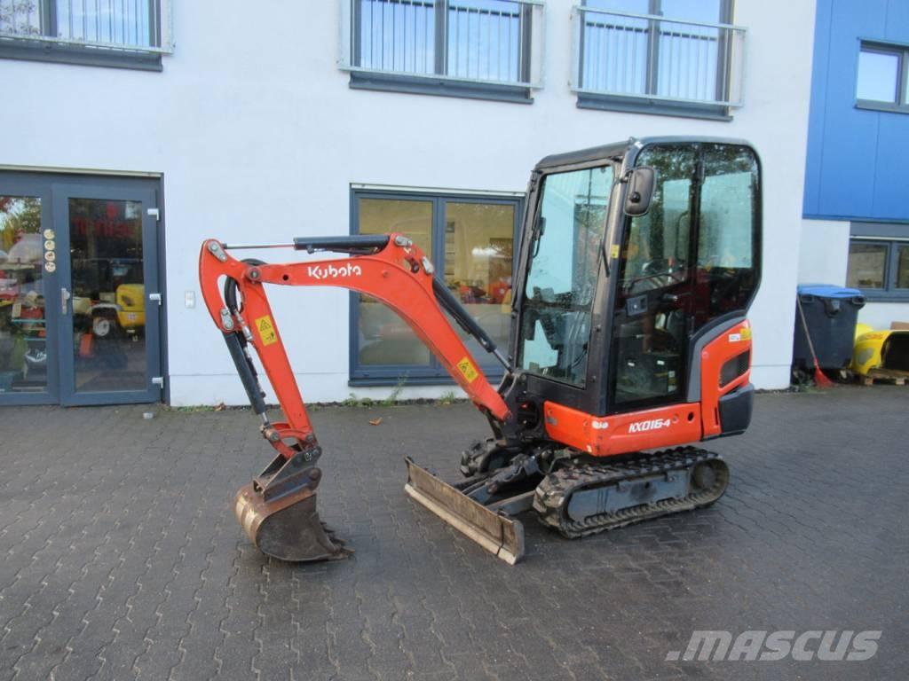 Kubota KX 016-4 Mini ekskavatoriai < 7 t