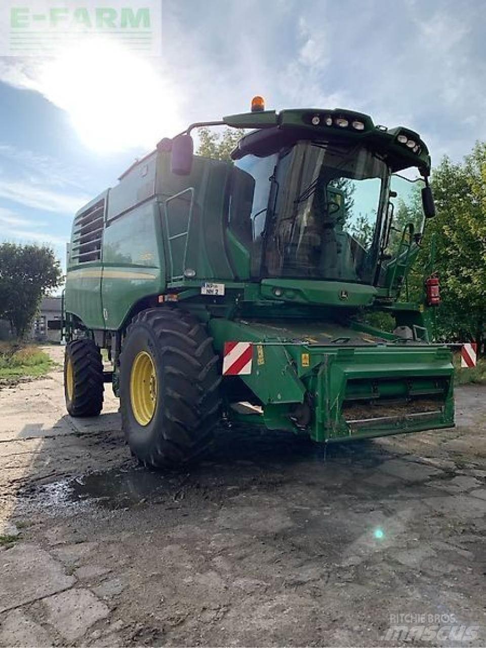 John Deere t660 Derliaus nuėmimo kombainai