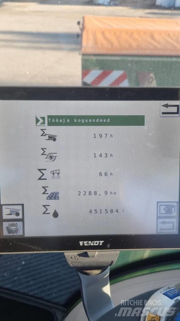 Fendt Rogator 366 Prikabinami purkštuvai