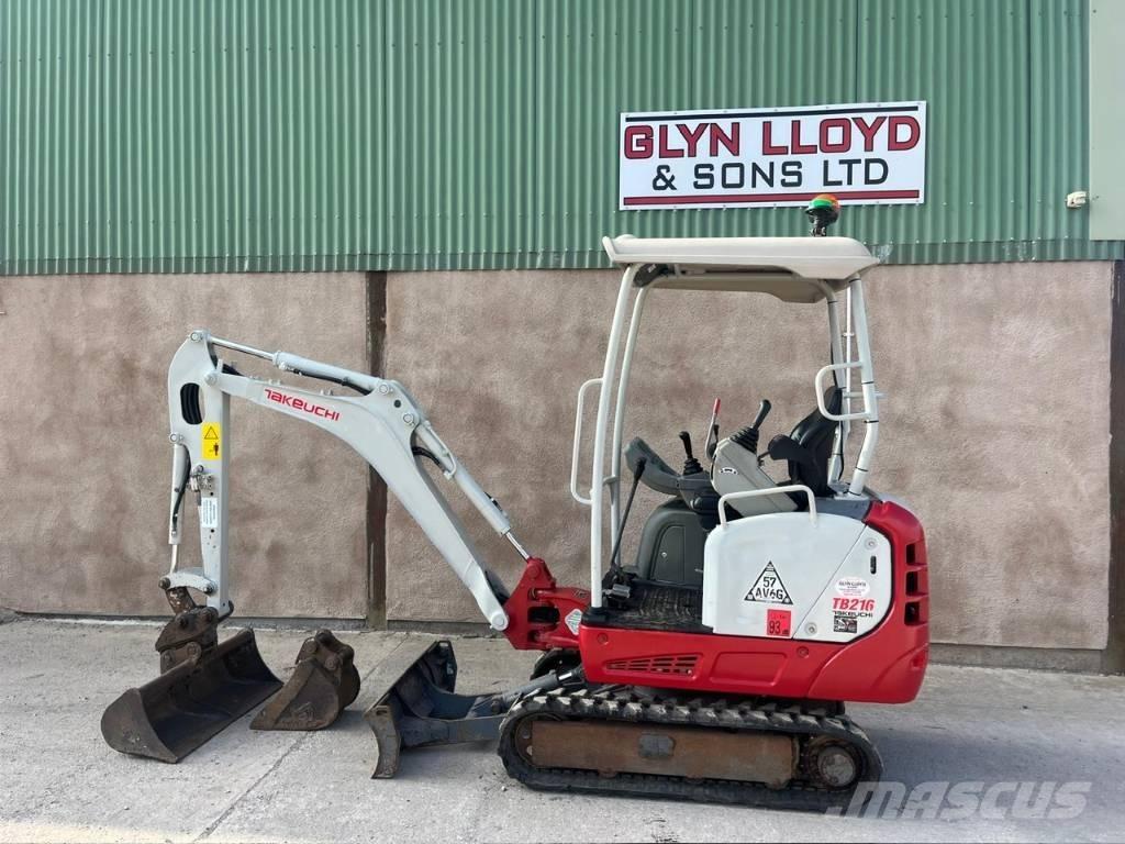 Takeuchi TB 216 Mini ekskavatoriai < 7 t