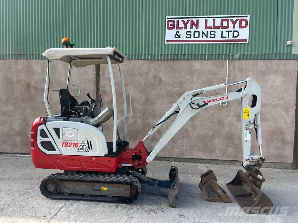 Takeuchi TB 216 Mini ekskavatoriai < 7 t