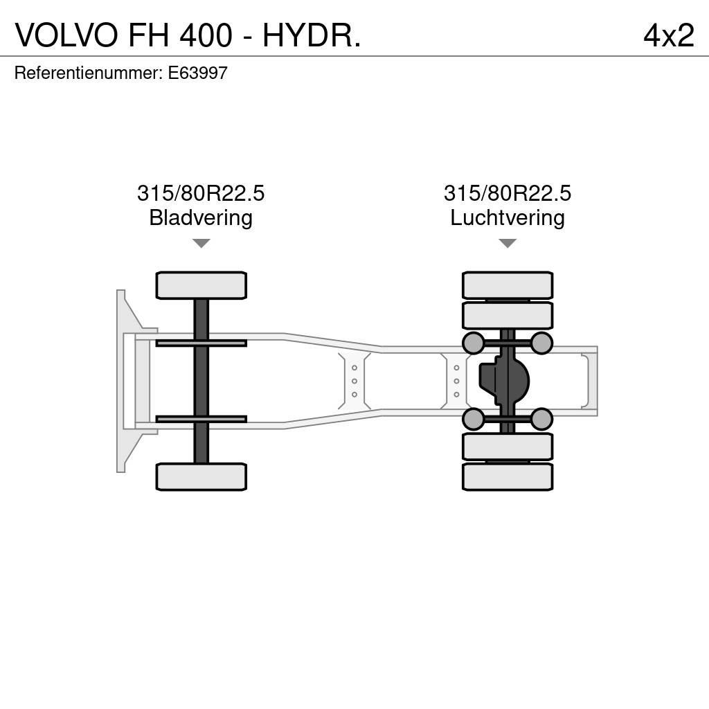 Volvo FH 400 - HYDR. Naudoti vilkikai