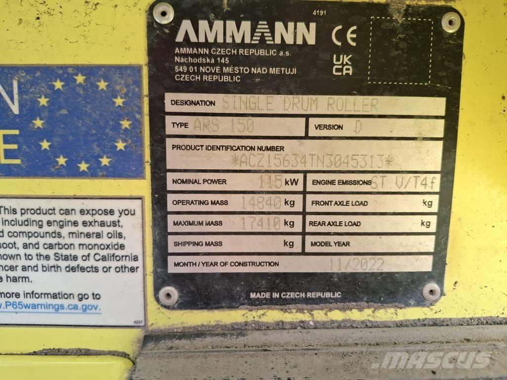 Ammann ARS 150D Plūktuvai