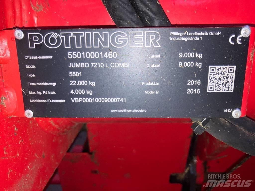 Pöttinger Jumbo 7210 Savikrovės priekabos