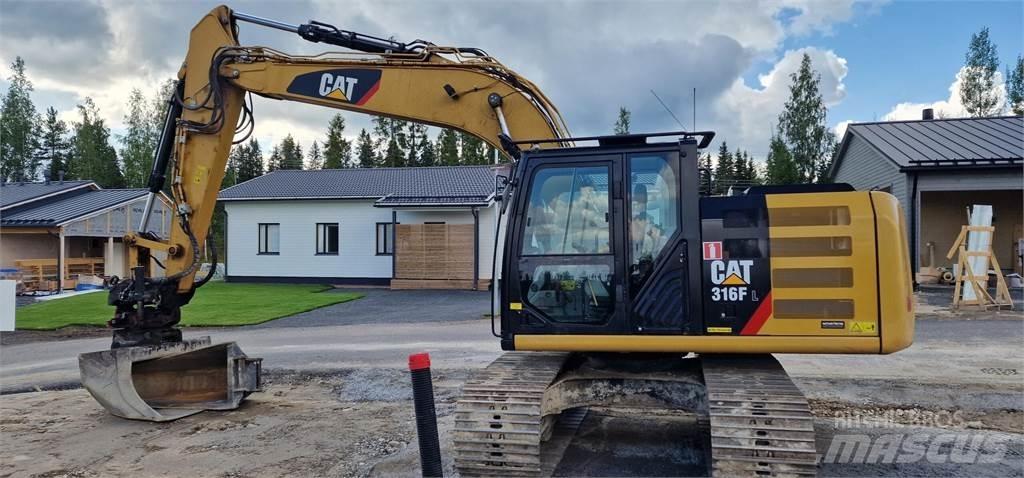 CAT 316FL Vikšriniai ekskavatoriai
