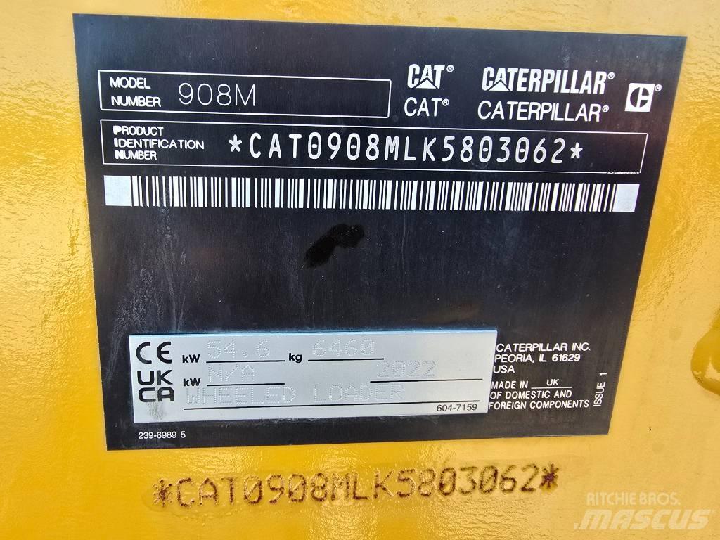 CAT 908 M Naudoti ratiniai krautuvai