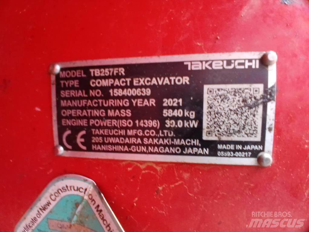 Takeuchi TB 257 FR Mini ekskavatoriai < 7 t