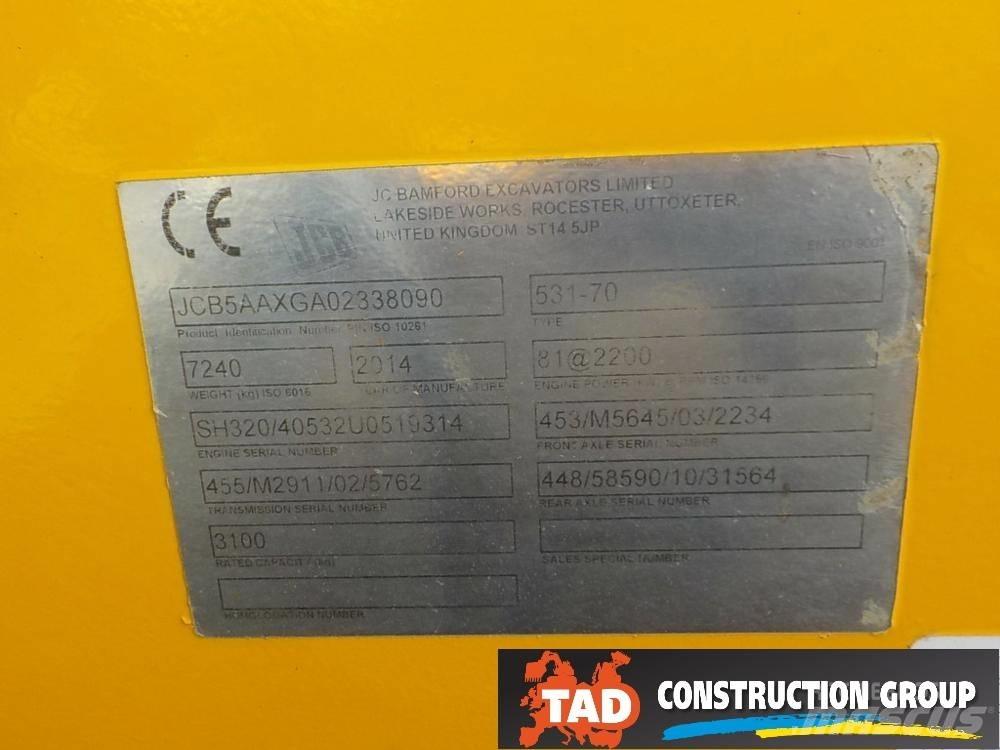 JCB 531-70 Teleskopiniai krautuvai