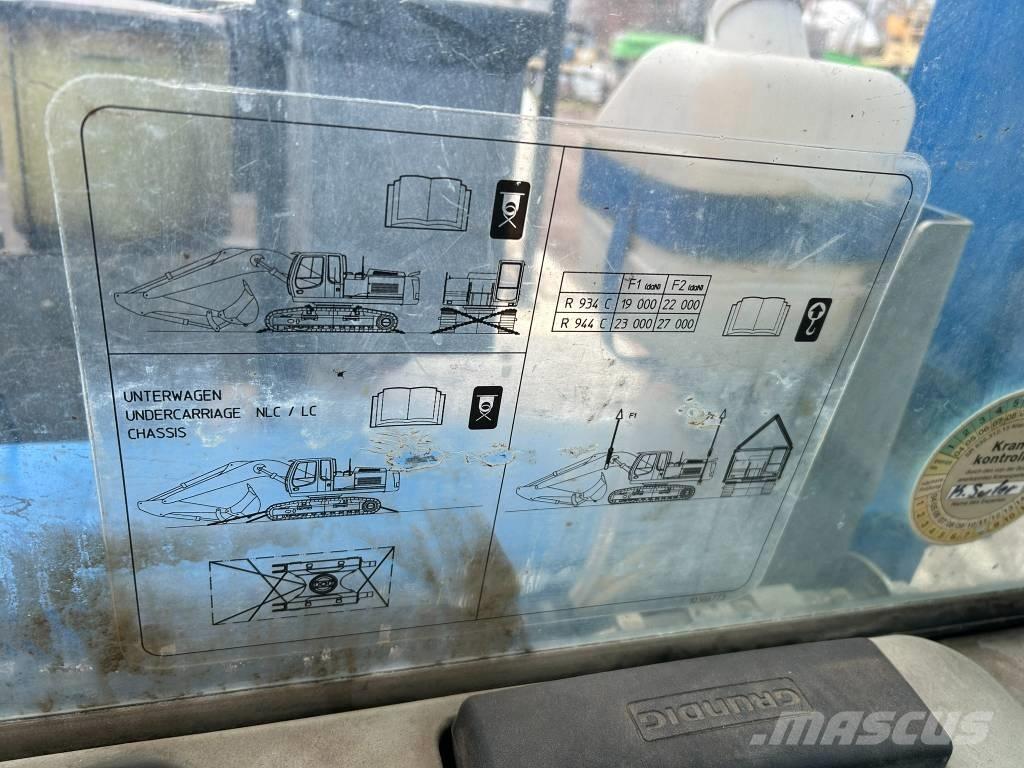 Liebherr R 944 C V Griovimo ekskavatoriai