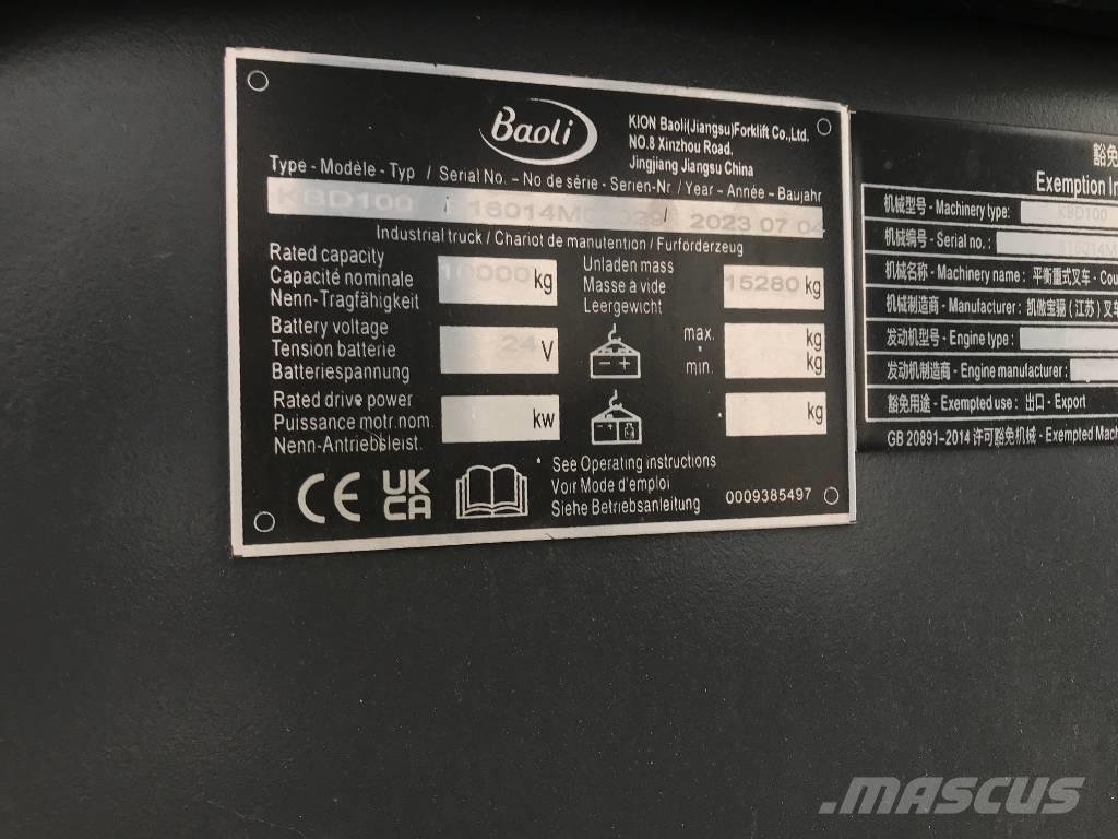 Baoli KBD 100 Dyzeliniai krautuvai