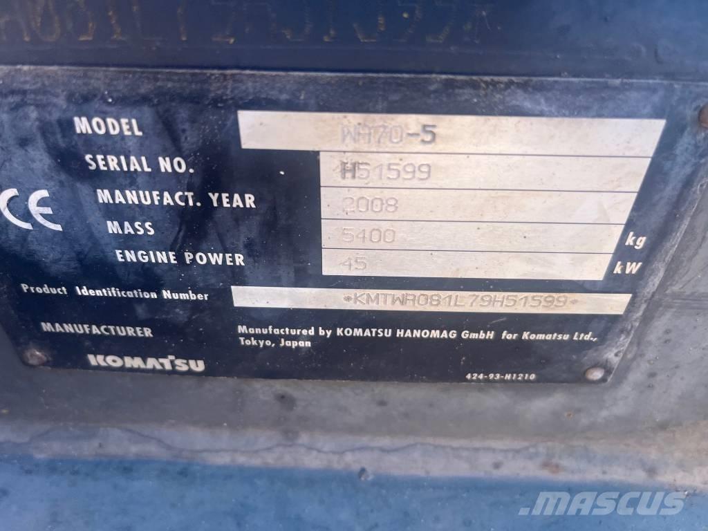Komatsu WA 70-5 Mini krautuvai
