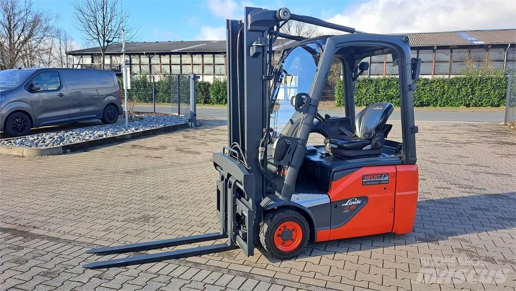 Linde E16C Elektriniai šakiniai krautuvai