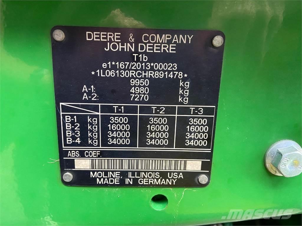 John Deere 6130R Traktoriai