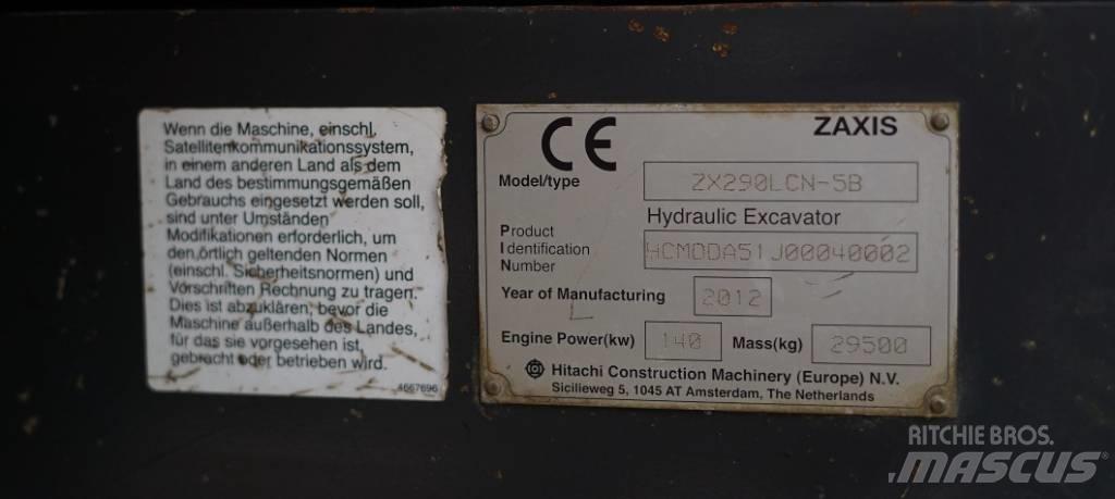 Hitachi ZX 290 Vikšriniai ekskavatoriai