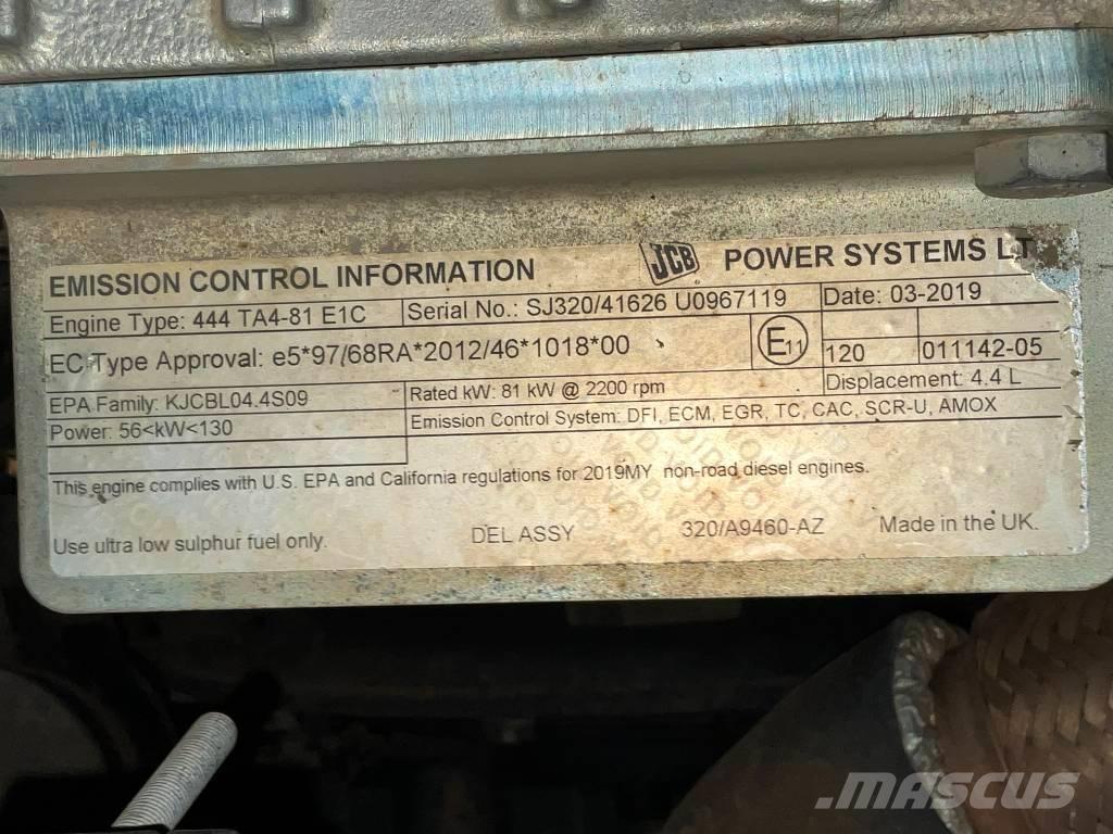 JCB JS 145 LC Vikšriniai ekskavatoriai