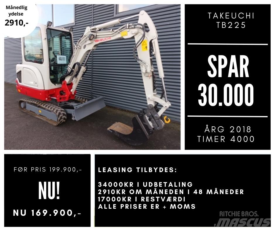 Takeuchi tb225 Mini ekskavatoriai < 7 t