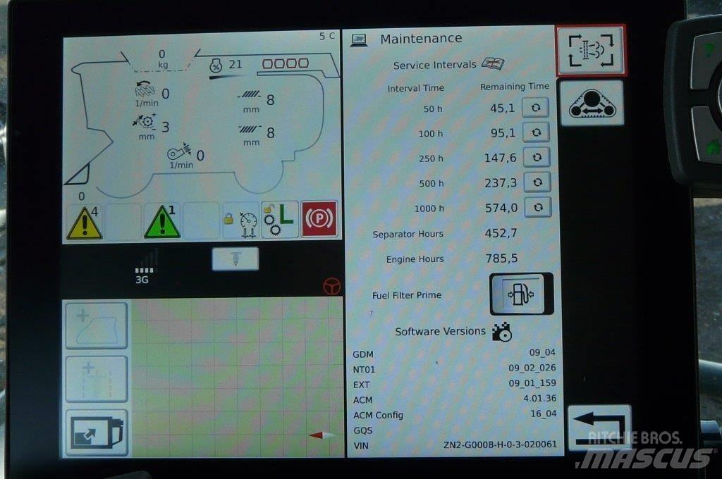 Fendt Ideal 8 Derliaus nuėmimo kombainai