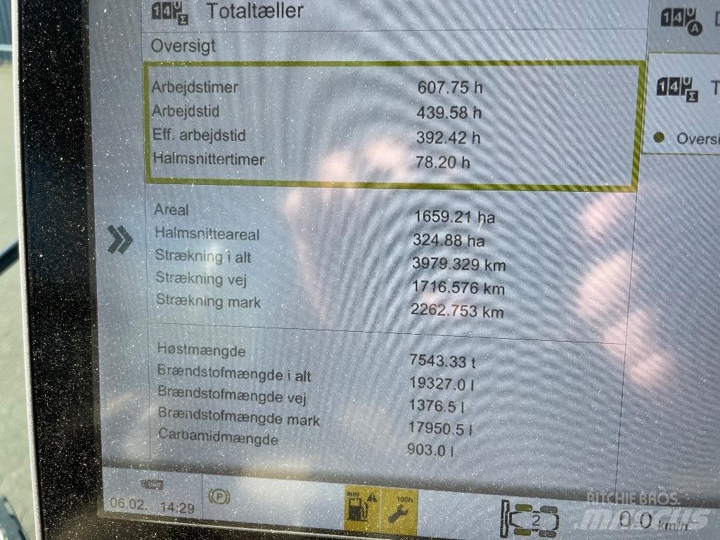 CLAAS Lexion 6700 Derliaus nuėmimo kombainai