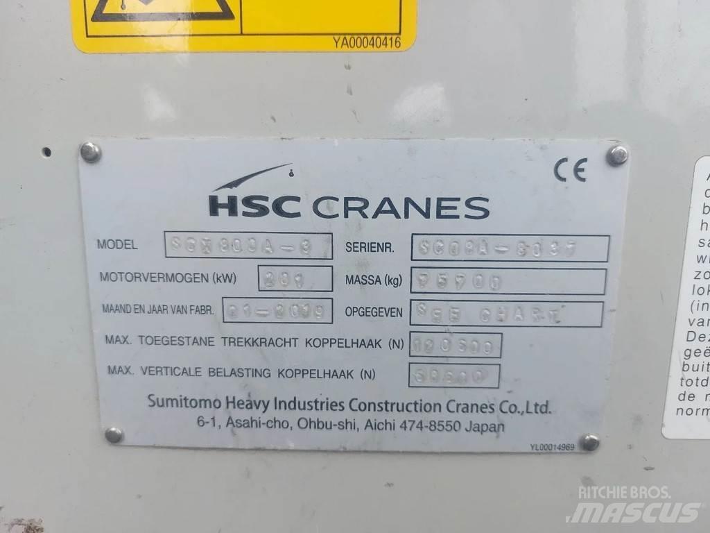 Hitachi SCX 800A-3 Neapdoroto reljefo kranai
