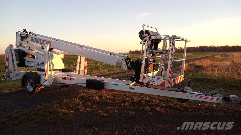 Dino 210 XT Ant priekabų montuojamos kėlimo platformos