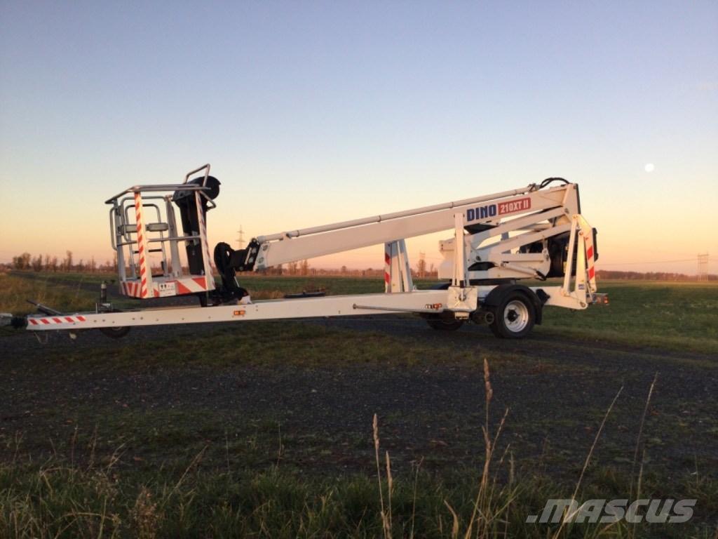 Dino 210 XT Ant priekabų montuojamos kėlimo platformos