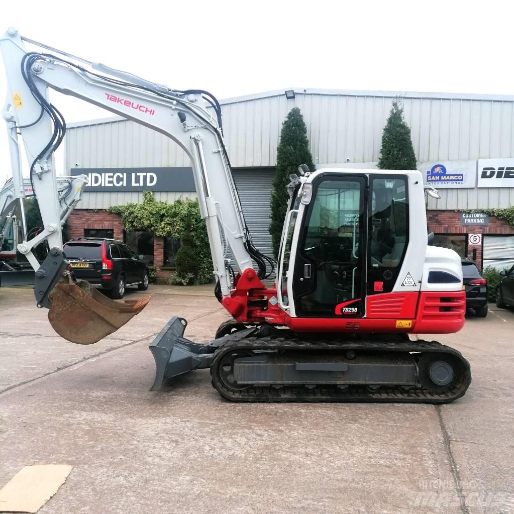 Takeuchi TB290 Vidutinės galios ekskavatoriai 7-12 t