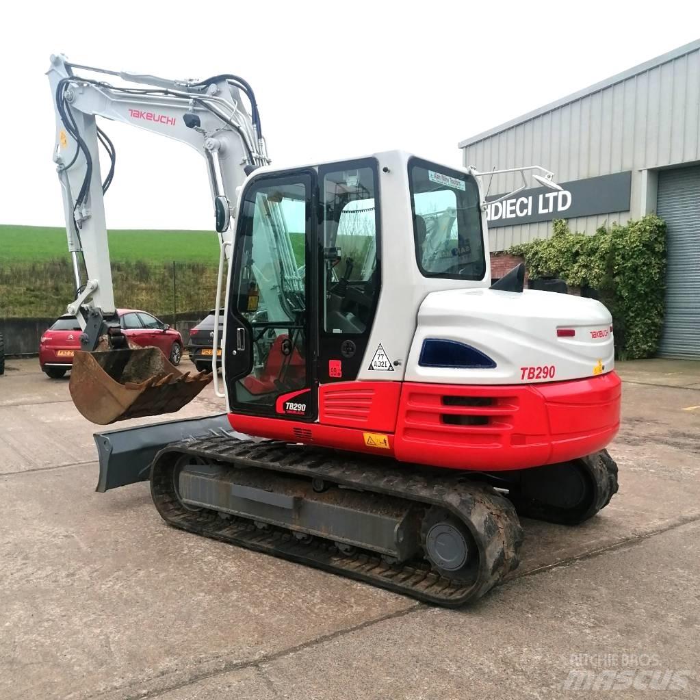 Takeuchi TB290 Vidutinės galios ekskavatoriai 7-12 t