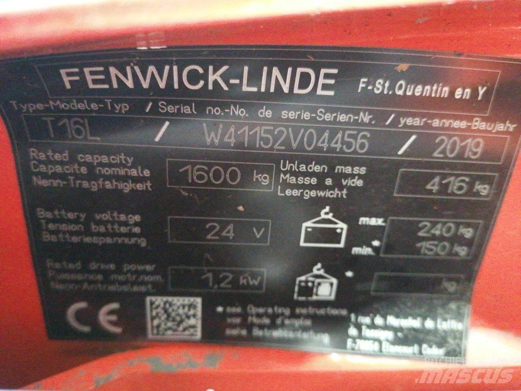 Linde T16L Mažų aukščių keltuvai