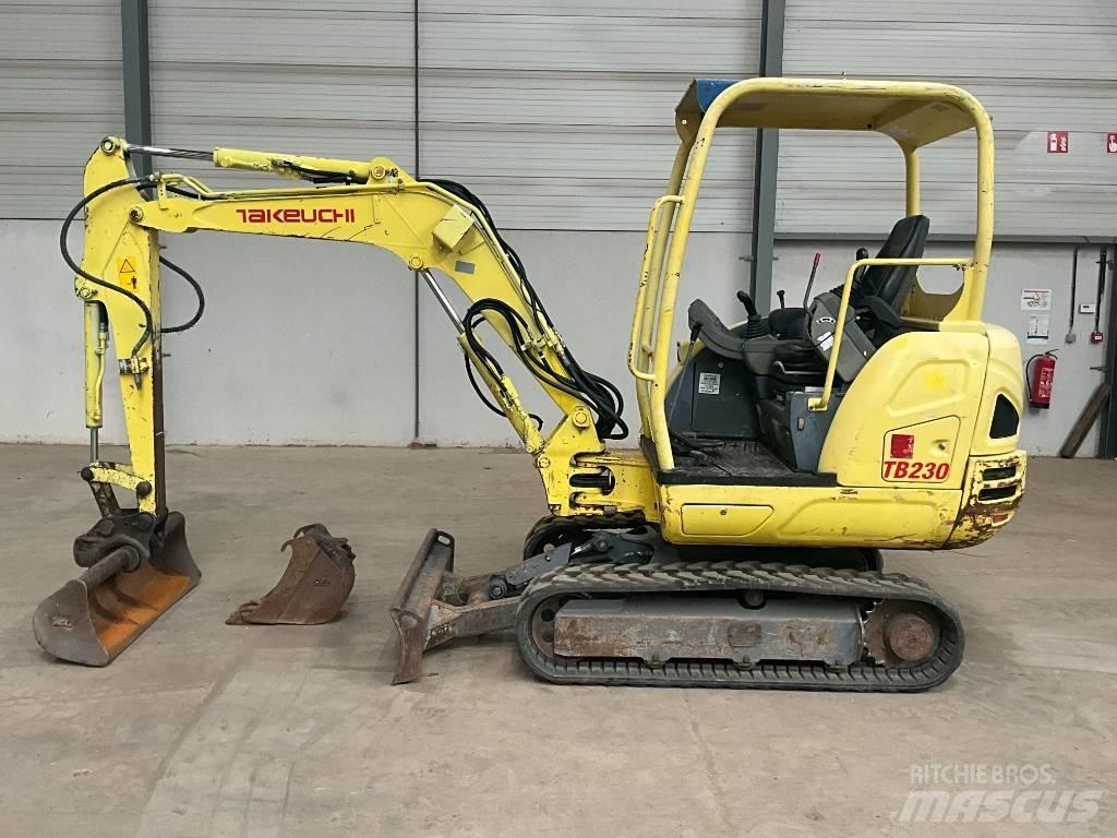 Takeuchi TB 230 Mini ekskavatoriai < 7 t