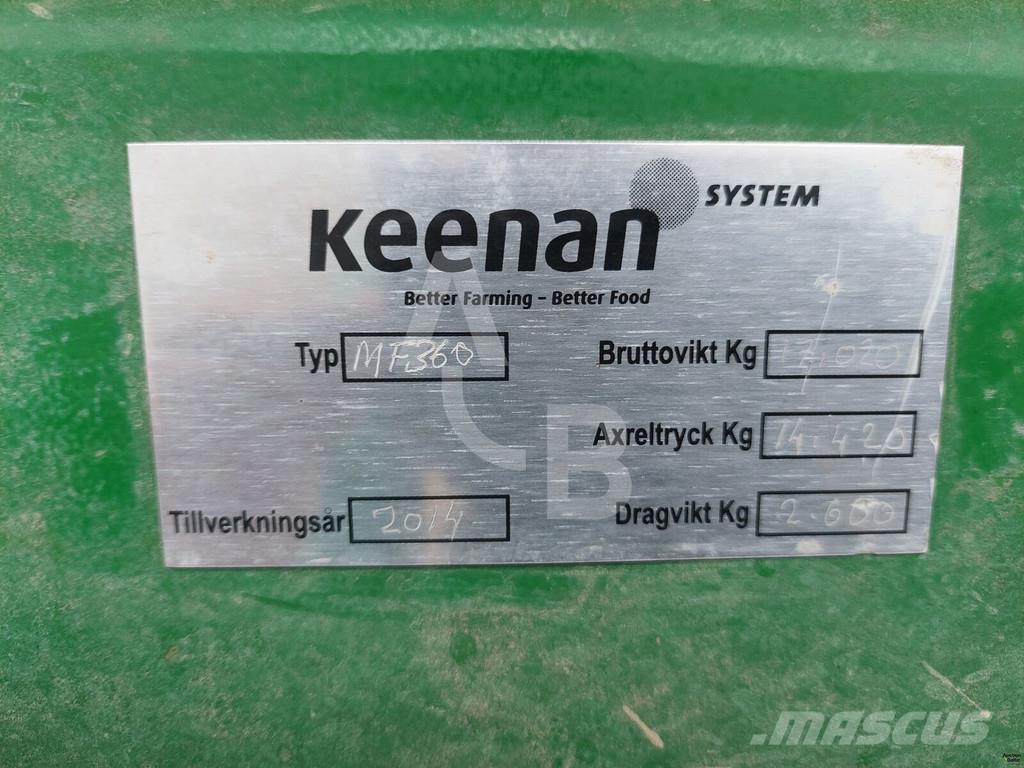 Keenan MF360 Pašarų maišytuvai-dalytuvai
