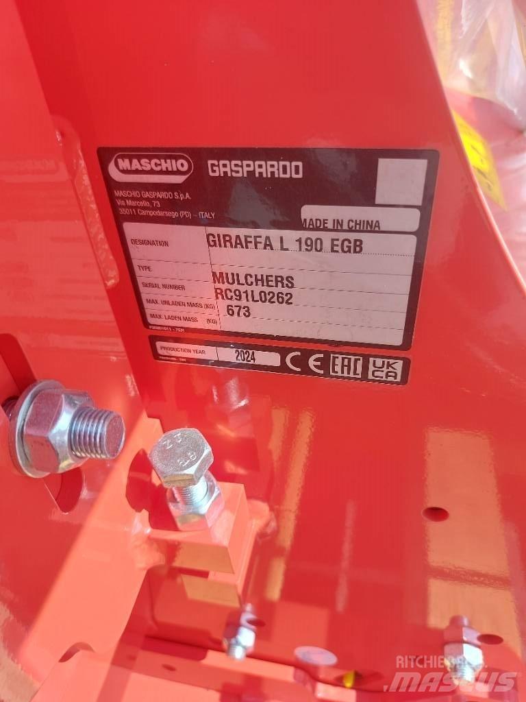 Maschio giraffa 190 Ganyklų šienapjovės / rėžtuvės