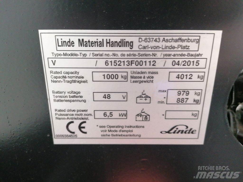 Linde V-48 Mažų aukščių užsakytų prekių krautuvai