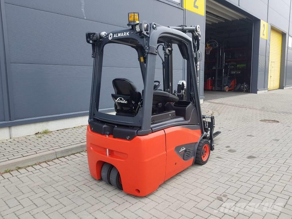 Linde E16C Elektriniai šakiniai krautuvai
