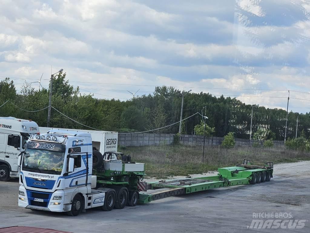 Goldhofer tiefbett Žemo iškrovimo puspriekabės