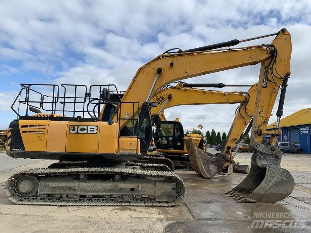JCB JS220LC Vikšriniai ekskavatoriai