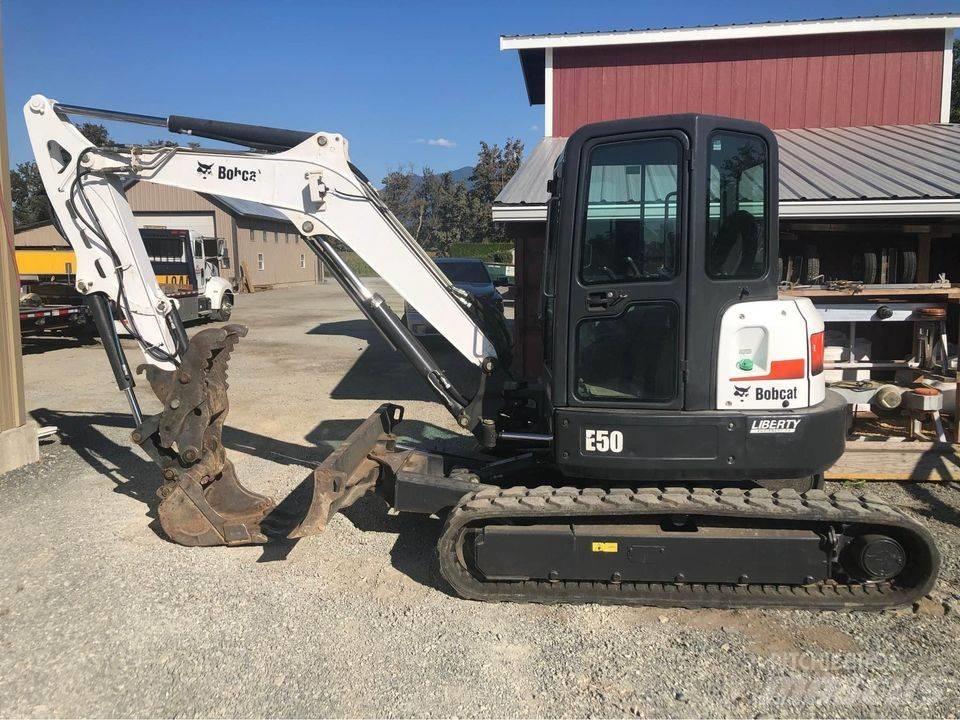 Bobcat E 50 Mini ekskavatoriai < 7 t
