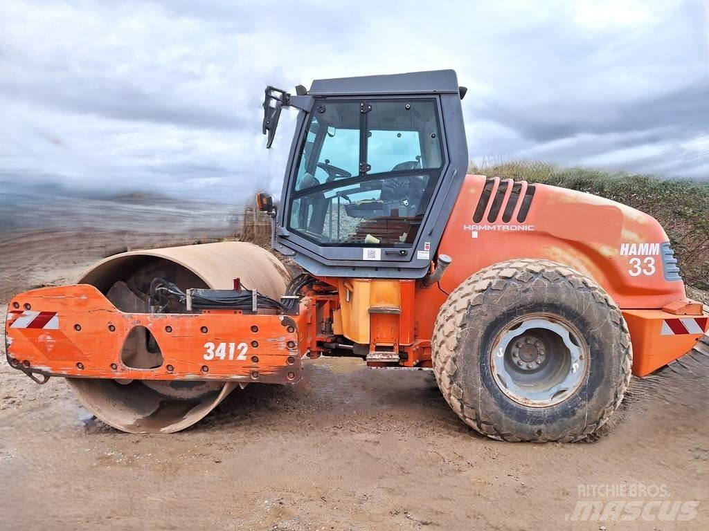 Hamm 3412 HT Vieno būgno volai