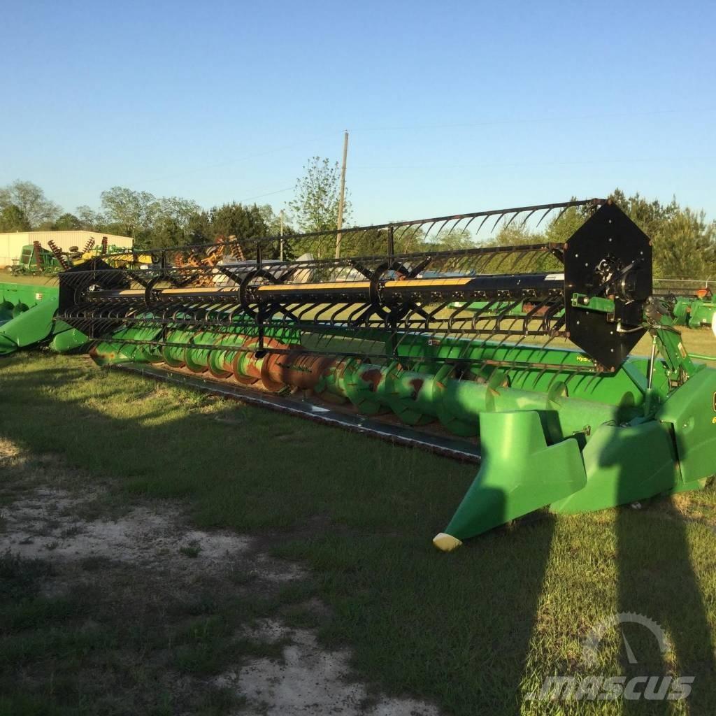 John Deere 630 F Derliaus nuėmimo kombainų galvos