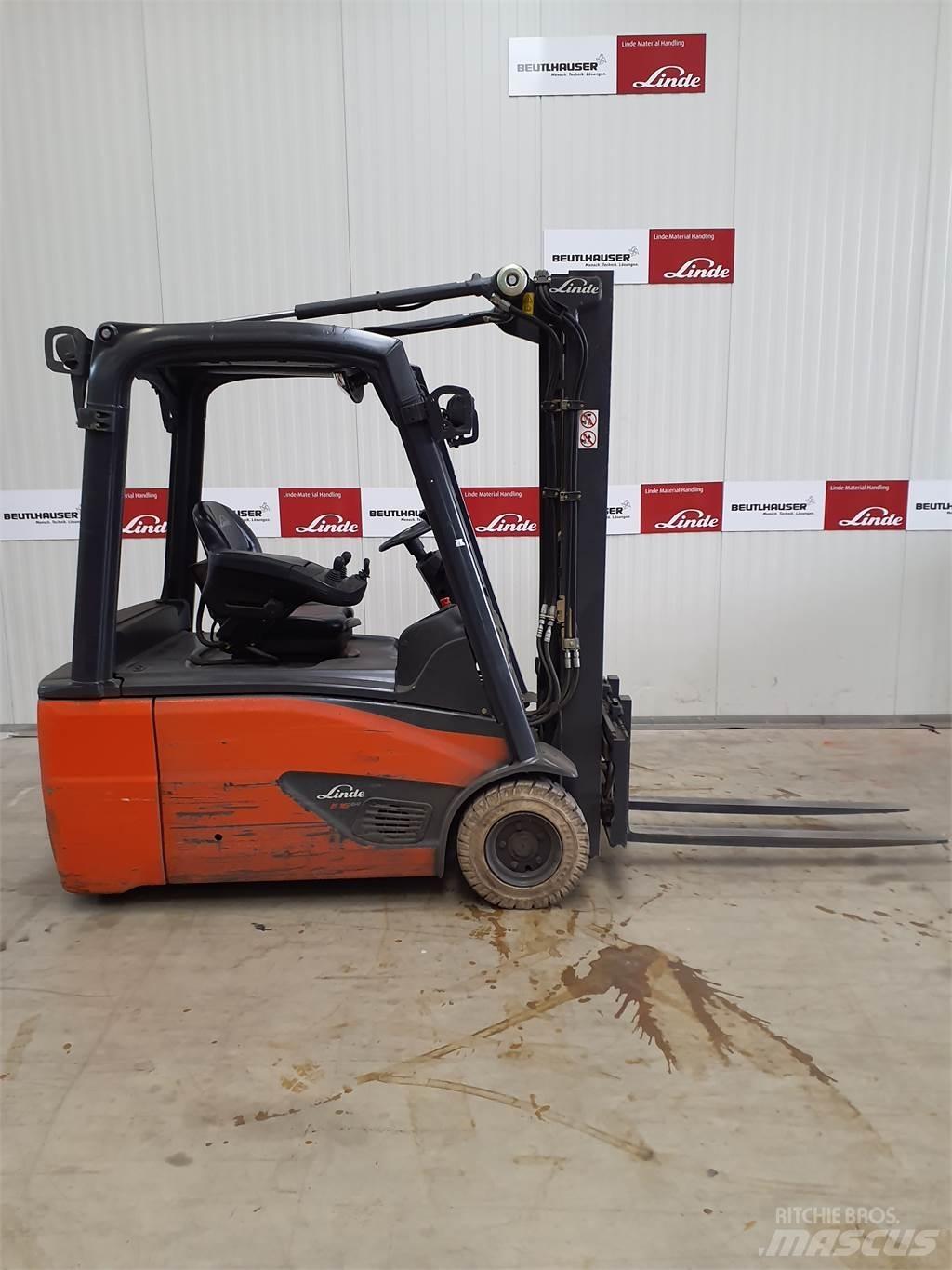 Linde E16L Elektriniai šakiniai krautuvai