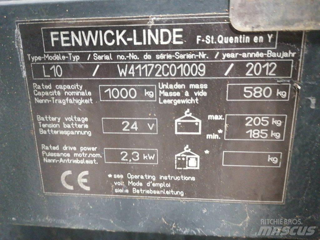 Linde L10 Rankiniai vėžimėliai
