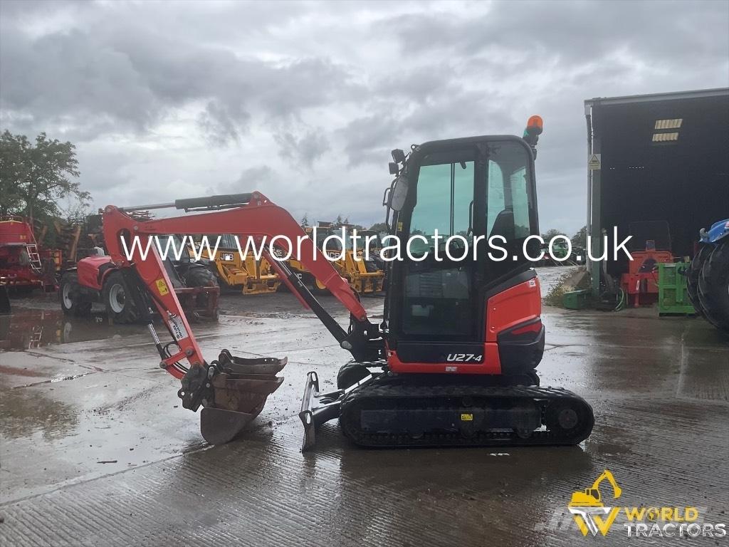 Kubota U 27-4 Mini ekskavatoriai < 7 t