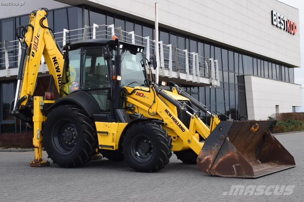 New Holland B 110 C Ekskavatoriniai krautuvai
