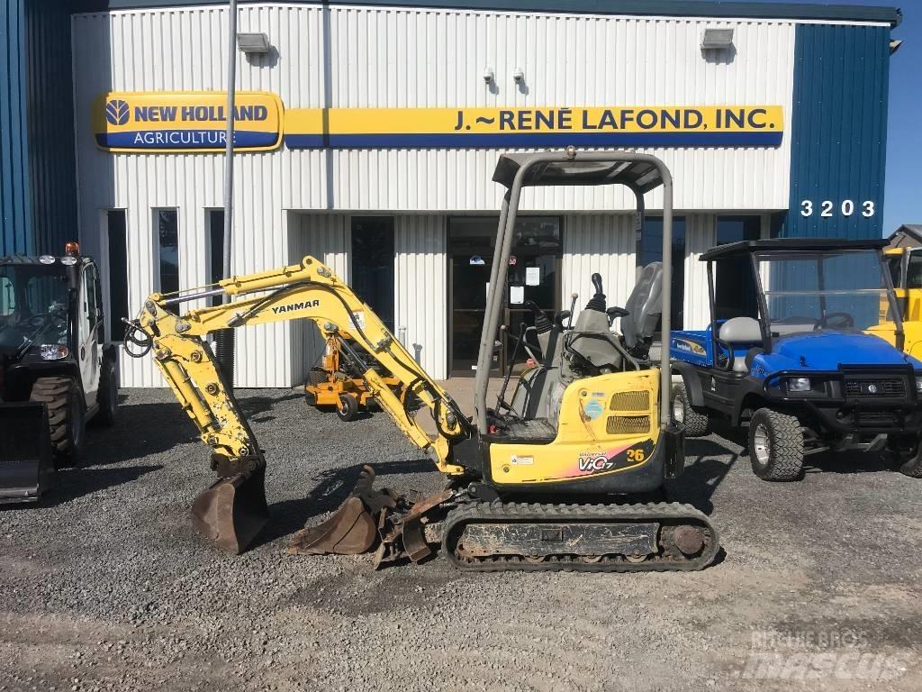 Yanmar Vio 17 Vikšriniai ekskavatoriai