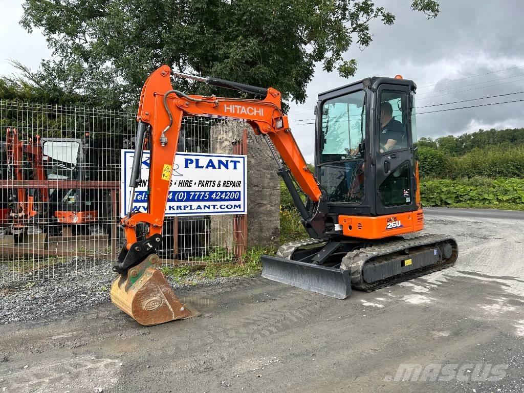 Hitachi ZX 26 U-6 Mini ekskavatoriai < 7 t