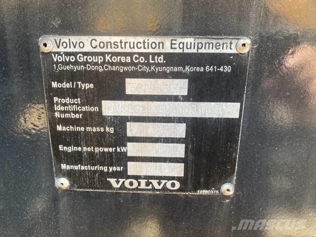 Volvo EC 290 B LC Vikšriniai ekskavatoriai