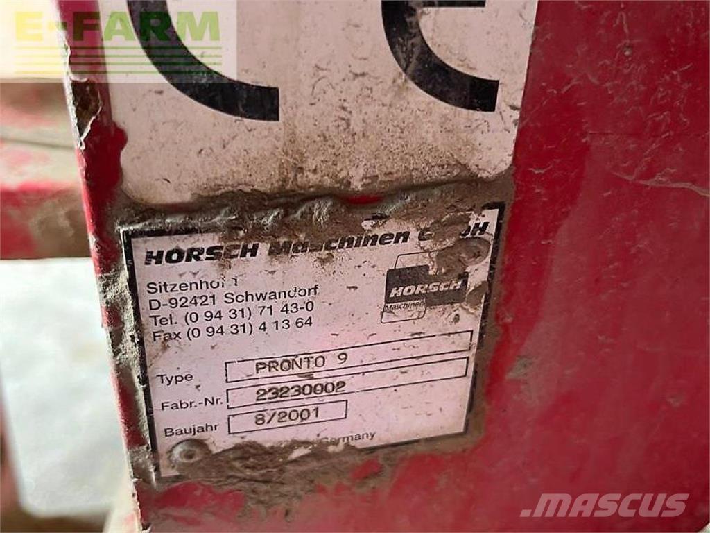 Horsch pronto rx9 Sėjimo technika