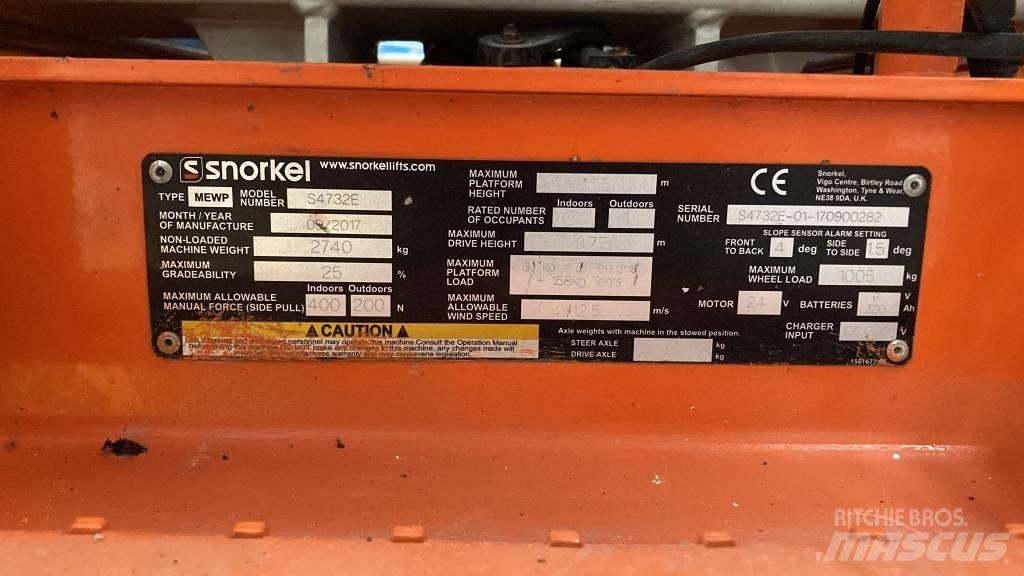 Snorkel S4732E Žirkliniai keltuvai