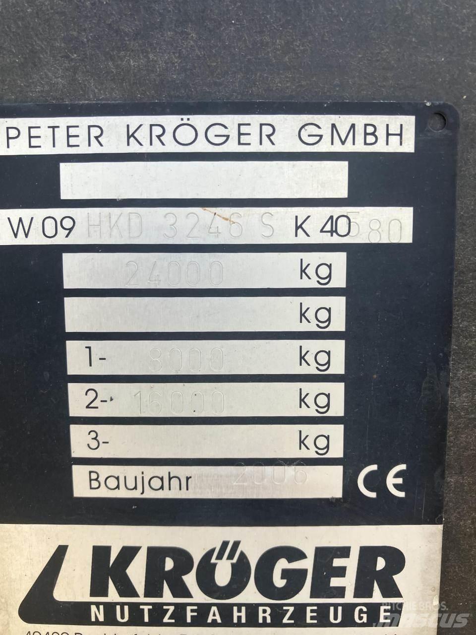 Kröger HKD 402 Savivartės priekabos